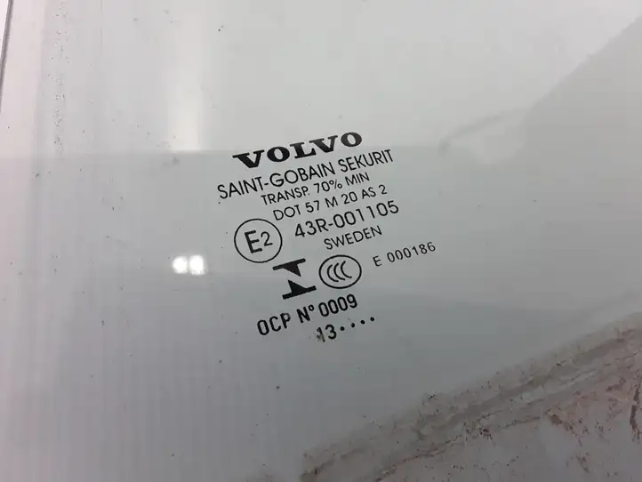 Volvo S60 (2013 - 2018) 31385416 Стекло задней двери — фото 4