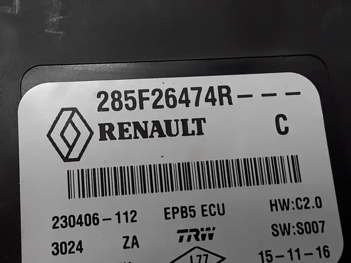 Renault Scenic IV - Grand scenic IV (2016 - ) 285F26474R Прочие блоки управления — фото 3
