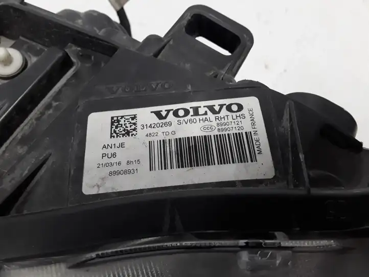 Volvo V60 (2013 - 2018) 31420269 Передняя фара — фото 4
