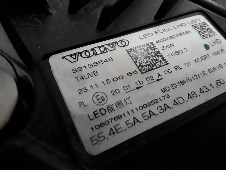 Volvo XC60 (2017 - ) 32133548 Передняя фара — фото 2
