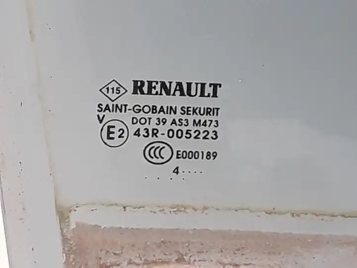 Renault Zoe (2012 - ) 823001033R Стекло задней двери — фото 3