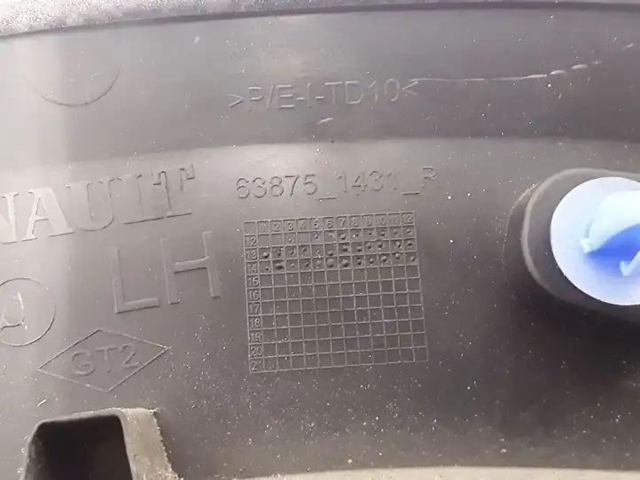 Dacia Sandero (2012 - 2016) 638751431R Накладка колесной арки — фото 3