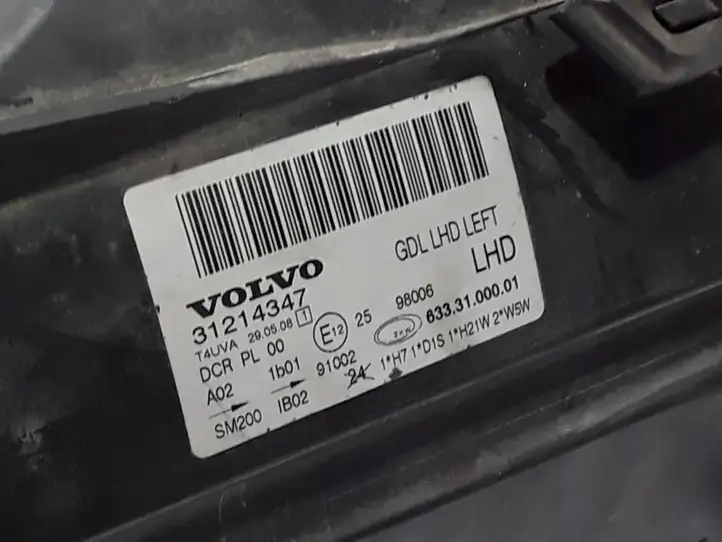 Volvo S80 (2009 - 2013) 31214347 Передняя фара — фото 3