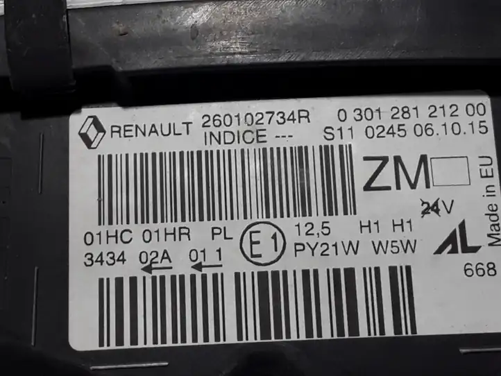 Renault Captur (2013 - 2020) 260102734R Передняя фара — фото 4