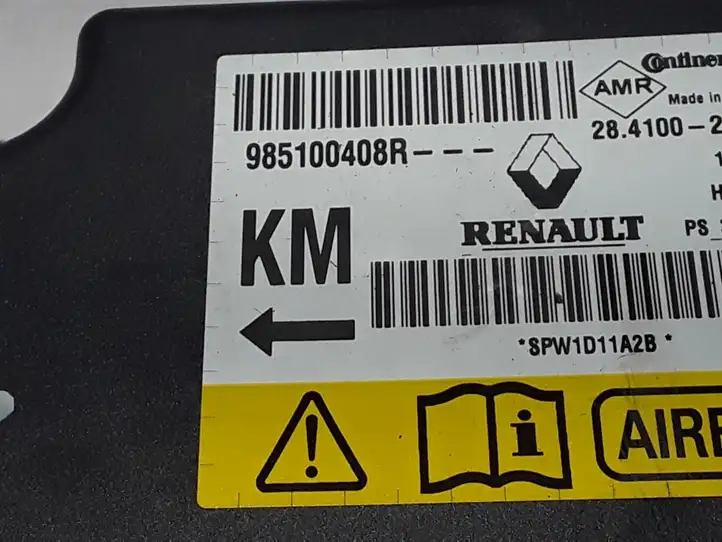 Renault Scenic III - Grand scenic III (2009 - 2016) 985100408R Блок управления SRS — фото 2