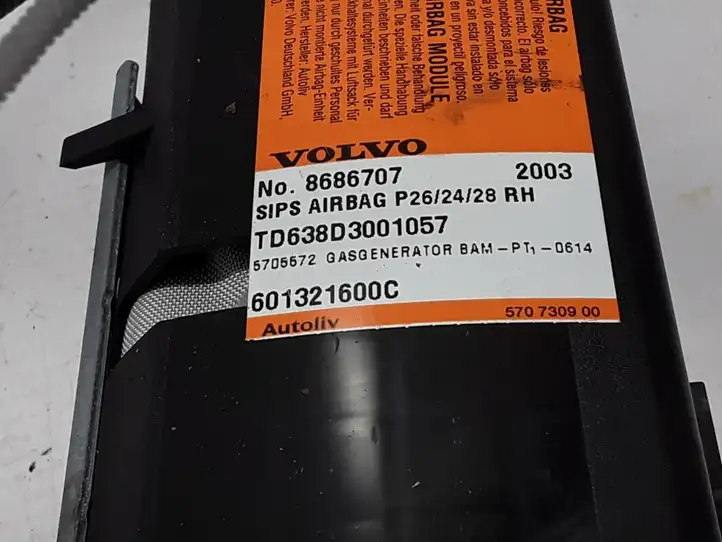 Volvo S60 (2000 - 2004) 8686707 Подушка безопасности сиденья — фото 2