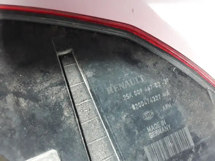 Renault Scenic II - Grand scenic II (2006 - 2009) 8200474327 Задний фонарь в кузове — фото 5