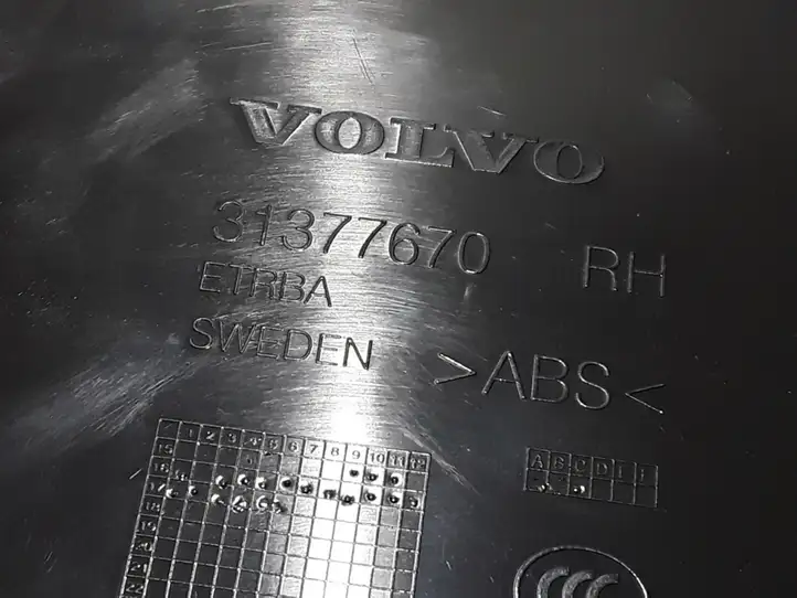 Volvo S90, V90 (2016 - 2020) 31377670 Нижняя обшивка стойки B — фото 2