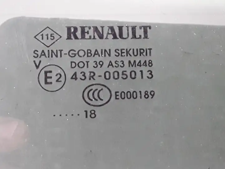Renault Talisman (2015 - ) 823004546R Стекло задней двери — фото 3