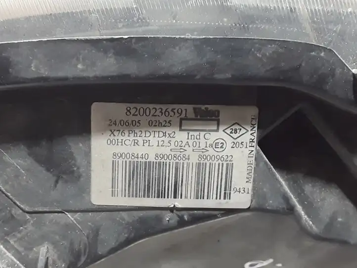Renault Kangoo I (2003 - 2008) 8200236591 Передняя фара — фото 3