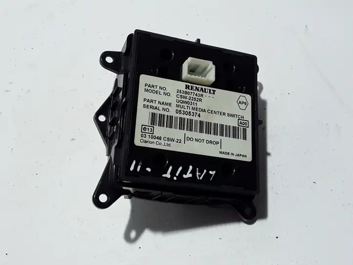 Renault Latitude (L70) (2010 - 2014) 253B07743R Другие включатели / ручки/ переключатели — фото 3