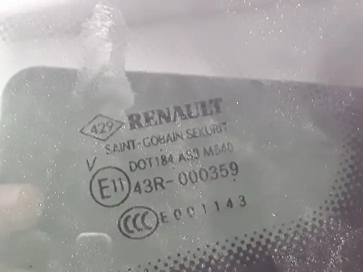 Renault Talisman (2015 - ) 833078939R Заднее боковое стекло — фото 3