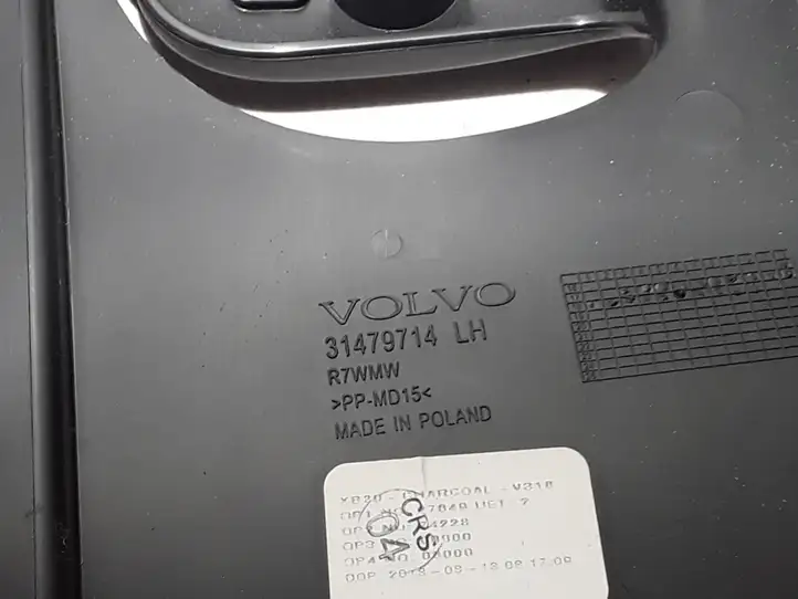 Volvo XC40 (2017 - ) 31479714 Нижняя обшивка стойки B — фото 2