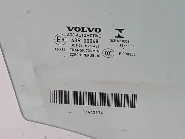 Volvo XC40 (2017 - ) 31442376 Стекло передней двери — фото 3