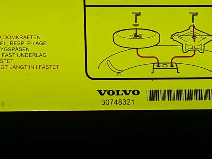 Volvo S40 (2007 - 2012) 30748321 Коврик багажника — фото 2