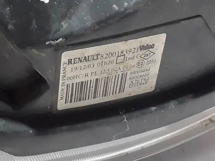 Renault Kangoo I (2003 - 2008) 8200183921 Передняя фара — фото 3