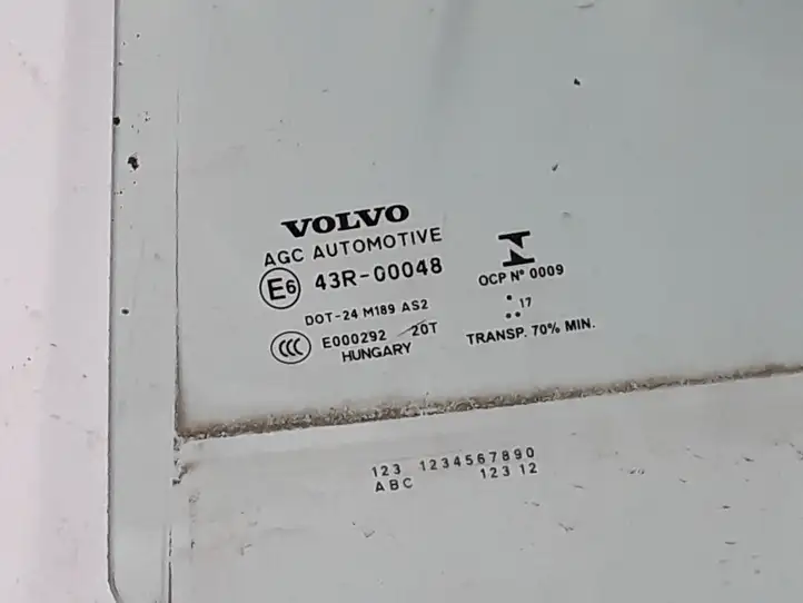 Volvo V40 Cross country (2016 - 2019) 31386766 Стекло задней двери — фото 2