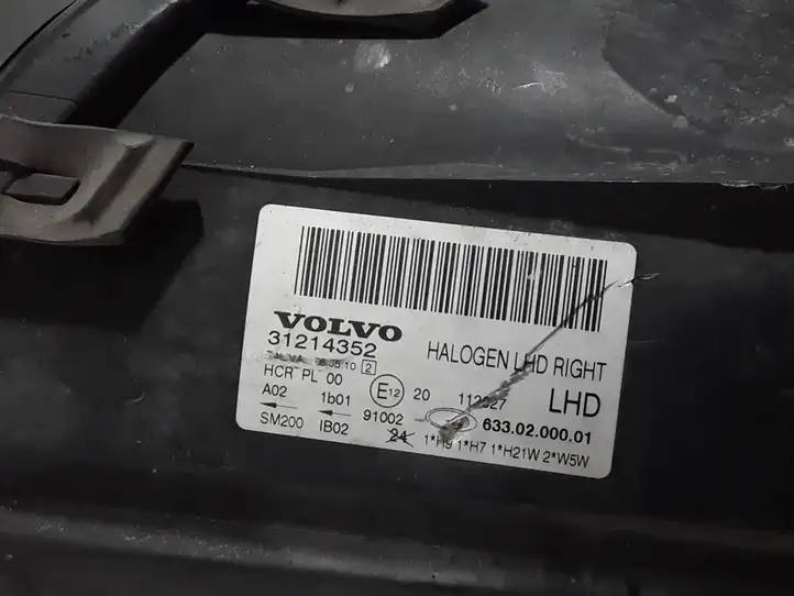 Volvo S80 (2009 - 2013) 31214352 Передняя фара — фото 3