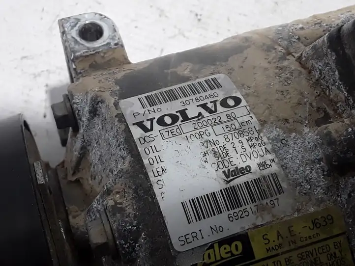 Volvo S80 (2006 - 2009) 30780460 Компрессор (насос) кондиционера воздуха — фото 3