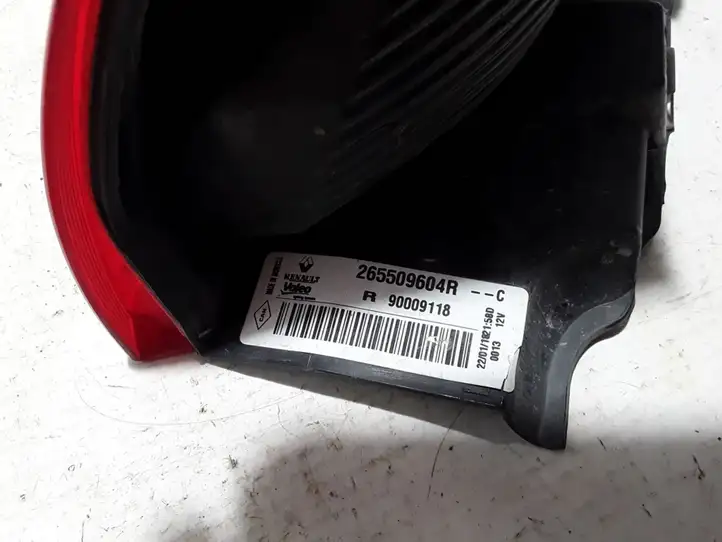 Dacia Dokker (2012 - 2021) 265509604R Задний фонарь в кузове — фото 3