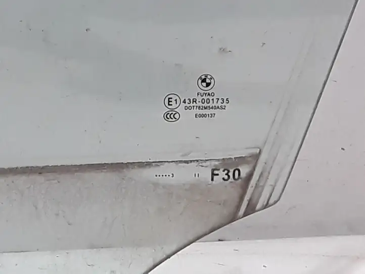 BMW 3 F30 F35 F31 (2012 - 2018) 7259825 Стекло передней двери — фото 3