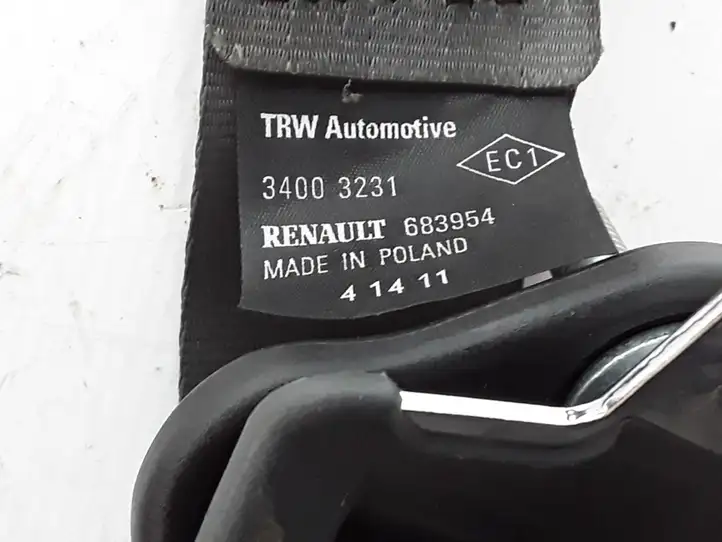 Renault Clio III (2005 - 2012) 8200683954 Задний ремень безопасности — фото 3