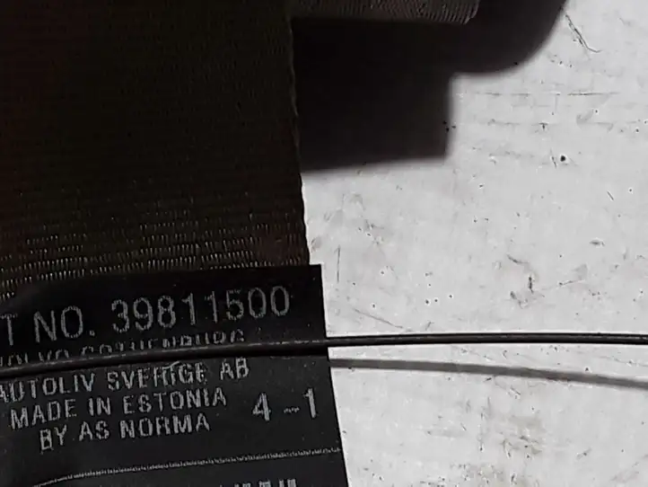 Volvo XC70 (2007 - 2013) 39811500 Задний ремень безопасности — фото 4