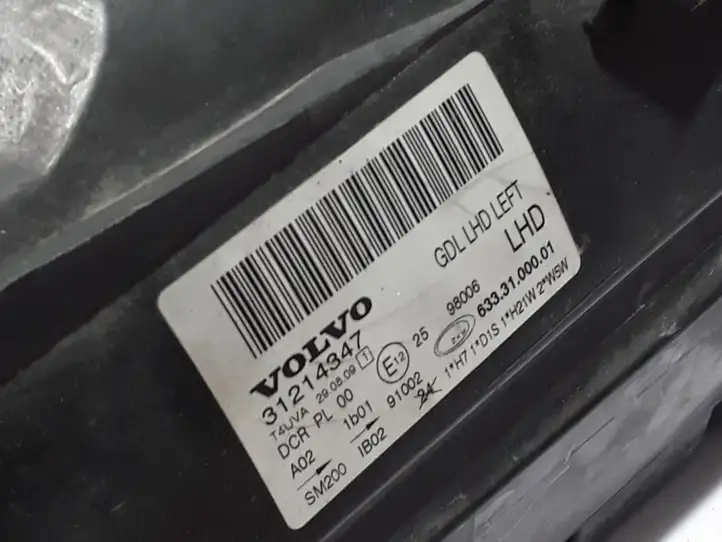 Volvo S80 (2006 - 2009) 31214347 Передняя фара — фото 3