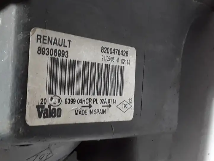 Renault Megane II (2002 - 2005) 8200476428 Передняя фара — фото 4