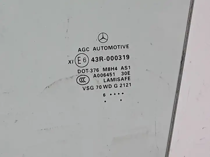 Mercedes-Benz GLS X166 (2015 - 2019) A1667200020 Стекло передней двери — фото 4