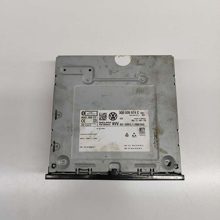 Volkswagen Golf VII (2013 - 2019)  3Q0035874 CD/DVD чейнджер