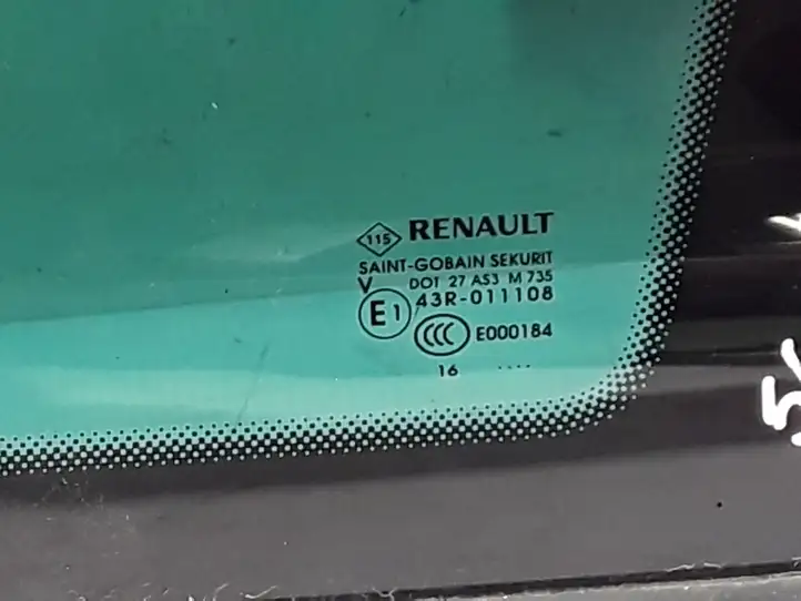 Renault Scenic III - Grand scenic III (2009 - 2016) 833068940R Заднее боковое стекло — фото 3