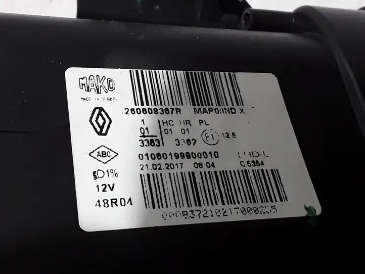 Renault Clio IV (2012 - 2019) 260608367R Передняя фара — фото 6