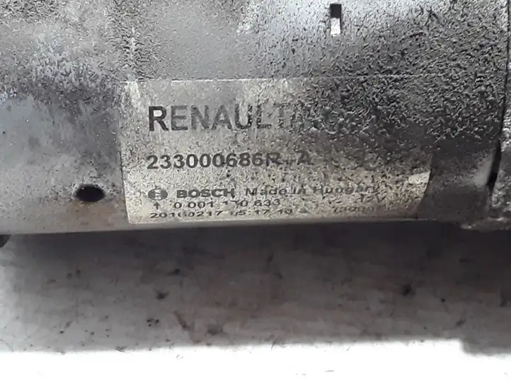 Renault Espace V (RFC) (2015 - 2019) 233000686R Стартер — фото 3