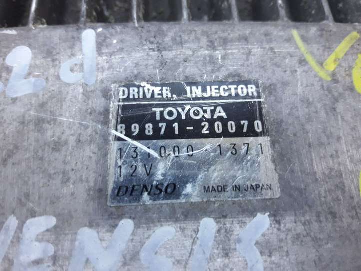 Toyota Avensis T250 (2003 - 2006)  8987120070 Блок управления топливных форсунок