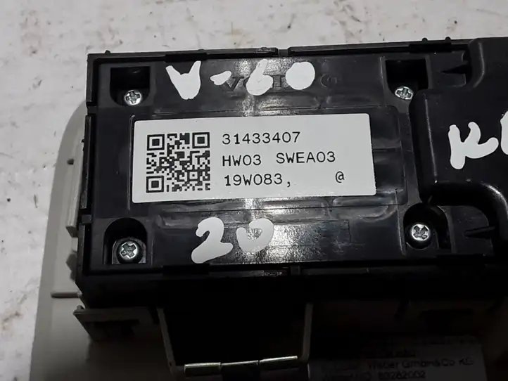 Volvo V60 (2018 - ) 31433407 Кнопка стеклоподъемников — фото 3