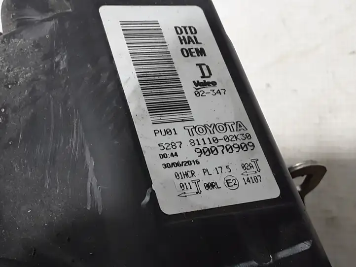 Toyota Auris E180 (2012 - 2018) 8111002K30 Передняя фара — фото 2