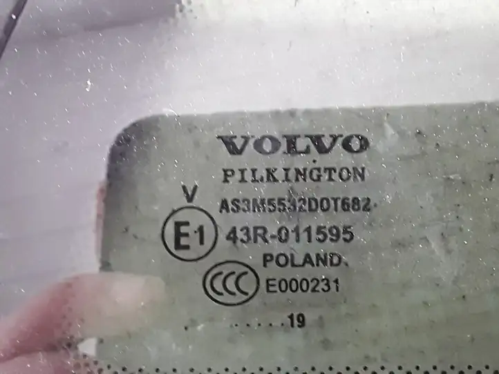 Volvo V60 (2018 - ) 31651506 Заднее боковое стекло — фото 3