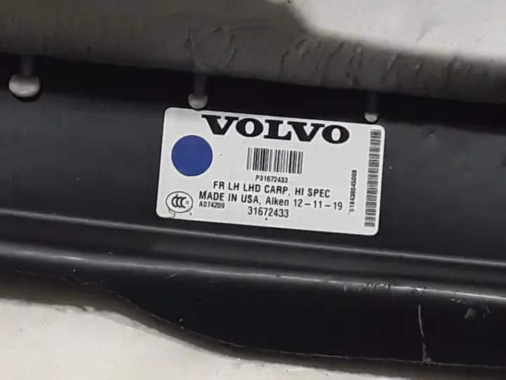 Volvo S60 (2018 - ) 31672433 Передний коврик салона — фото 3