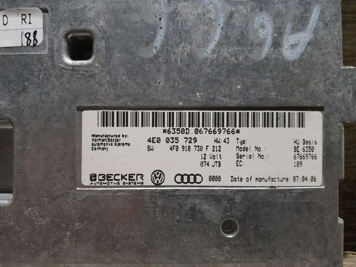 Audi A6 (2004 - 2008)  4E0035729 Блок управления MMI