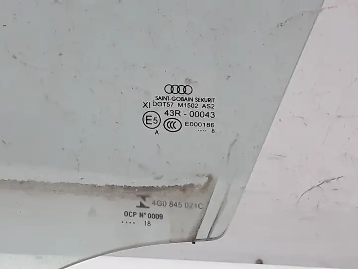 Audi A6 C7 (2014 - 2018) 4G0845021C Стекло передней двери — фото 4