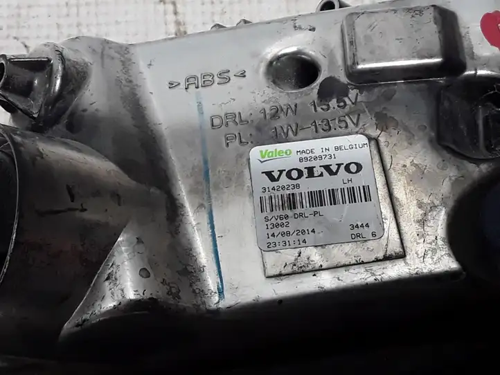 Volvo S60 (2013 - 2018) 31420238 Дневные ходовые огни (LED) — фото 3