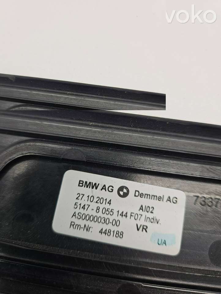 BMW 5 GT F07 (2010 - 2017)  8055144 Комплект обшивки порога (внутренний)