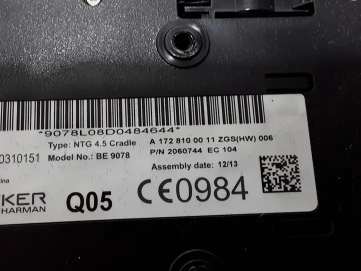 Mercedes-Benz CLA C117,X117,W117 (2013 - 2019) A1728100011 Блок навигации GPS — фото 3