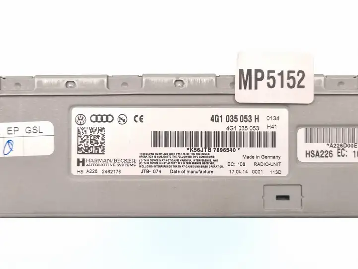 Audi A6 C7 (2011 - 2014) 4G1035053H Магнитола / мультимедийная система — фото 4