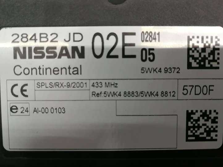 Nissan Qashqai (2006 - 2010)  284B2JD02E Модуль кузова
