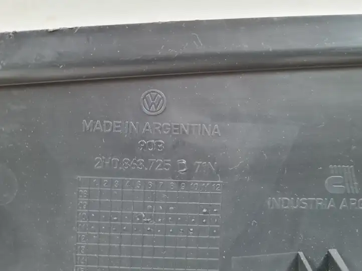 Volkswagen Amarok (2010 - ) 2H0863725D Внутренняя отделка переднего порога — фото 6