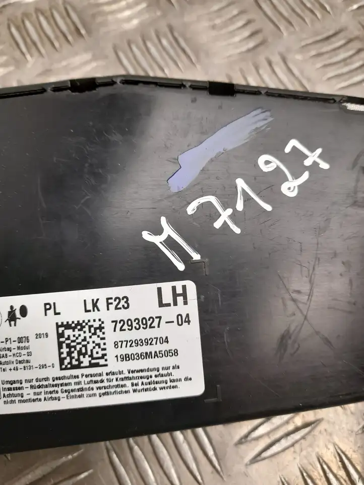 BMW 2 F22 F23 (2013 - 2017) 7293927 Боковая подушка безопасности (стойка) — фото 3