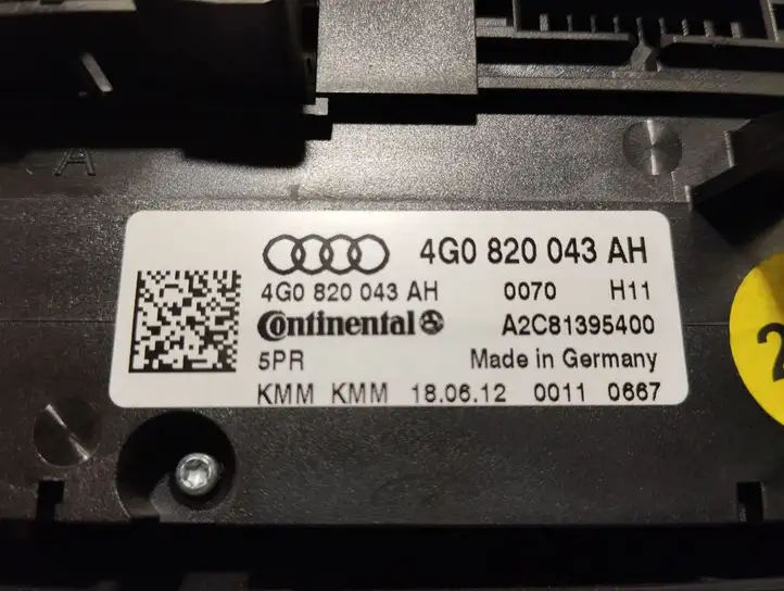 Audi A6 C7 (2011 - 2014) 4G0820043AH Блок управления климат-контролем — фото 6