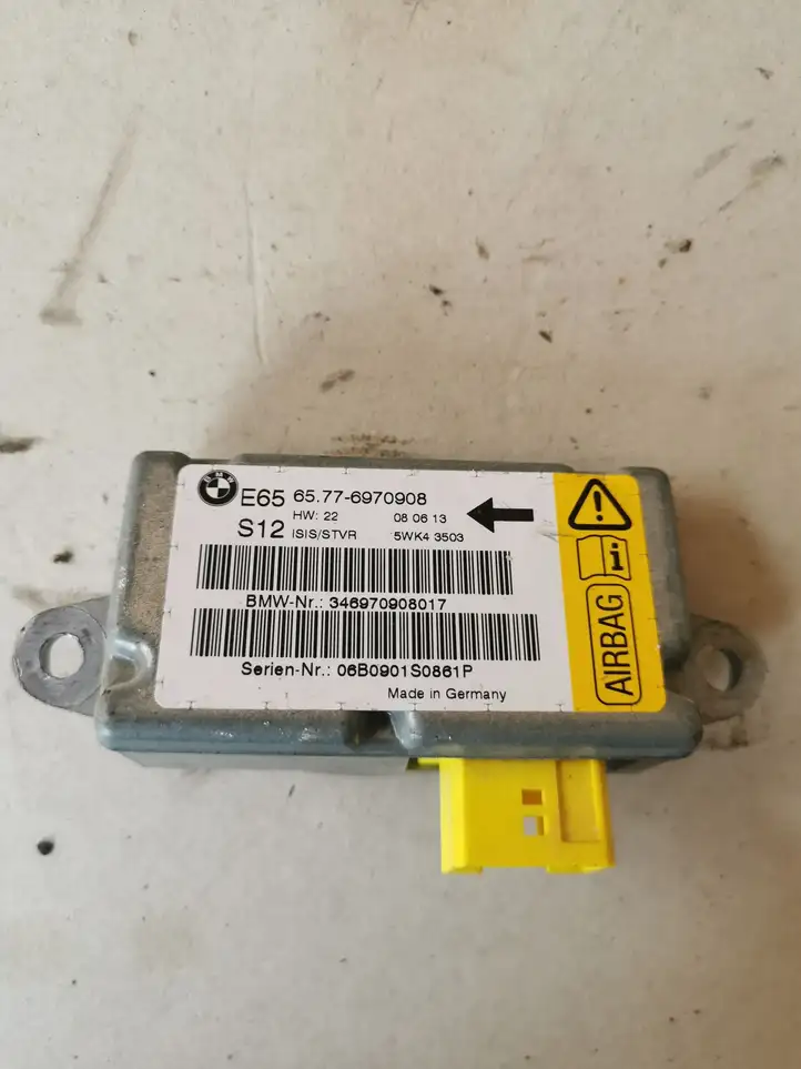 BMW 7 E65 E66 (2001 - 2008) 6970908 Датчик удара SRS — фото 1